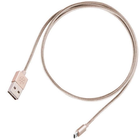 Silverstone Reversible USB-A to Micro-B Cable - Gold CPU01G-1800